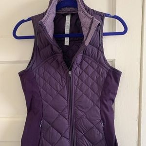 Lululemon Athletica "Fluff Off" Purple Vest